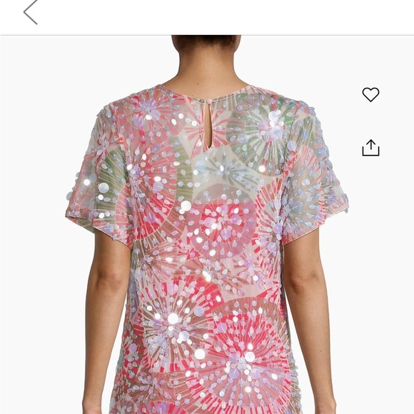 COPY - Size Medium Frances Valentine Bubbly Sequined Mini Dress. - Picture 2 of 5